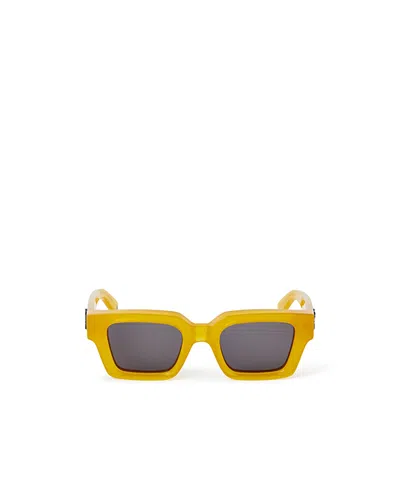 Off-white Full-frame Sunglasses In Yellow