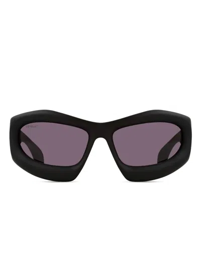 Off-white Full-rim Sunglasses In Black