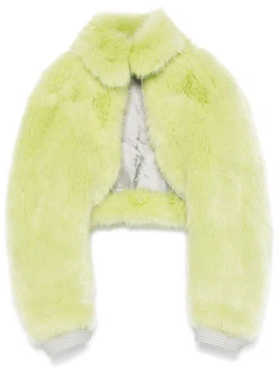Off-white Fuzzy Bolero In 5700 Margarita-no Color