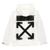 Off-white Fw19 Printing Pullover Hooded Jacket Men White