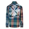 Off-white Fw20 Arrows Printing Long-sleeved Shirt Men Green In Multi