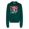 Off-white Fw20 Caravaggio Loose Hooded Pullover Men Green