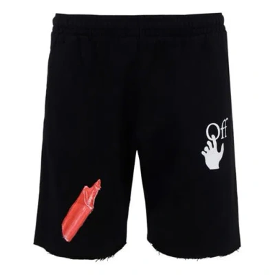 Off-white Fw20 Pascal Applique Casual Shortsmen's Black
