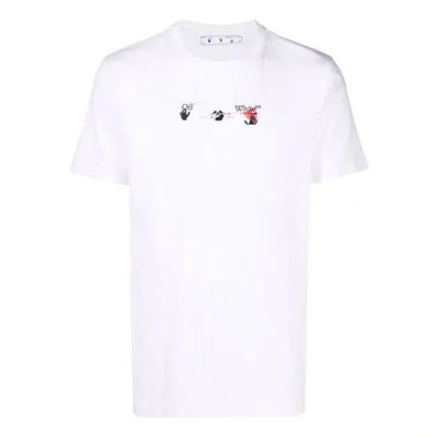 Off-white Fw21 Arrow Pattern Short Sleeve Version White