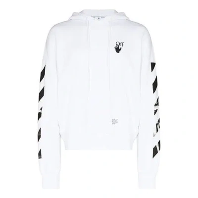 Off-white Fw21 Hooded Pullover Long Sleeves Version White