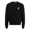 Off-white Caravaggio Painting-print Crew-neck Sweatshirt In Black