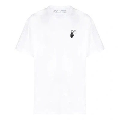 Off-white Fw21 Logo Arrow Round Neck Short Sleeve Loose Fit White