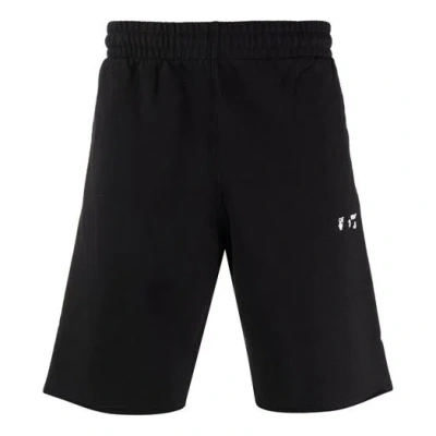 Off-white Fw21 Logo Pattern Sports Shorts Version Black