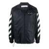 Off-white Fw21 Logo Printing Windproof Jacket Ordinary Version Black