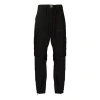 Off-white Fw21 Logo Solid Color Cargo Casual Pants Ordinary Version Black