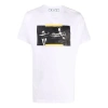 Off-white Fw21 Printing Short Sleeve Ordinary Version White In White