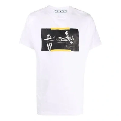 Off-white Fw21 Printing Short Sleeve Ordinary Version White