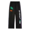 Off-white Multi-logo Skate Track Pants In Black
