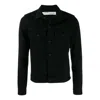 Off-white Negative Marker Arrows Denim Jacket In Black