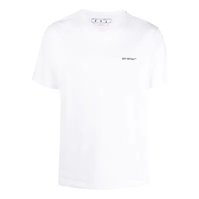 Off-white Arrows-motif Cotton T-shirt In White