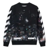 Off-white Galaxy Brushed Print Sweatshirt 'black'