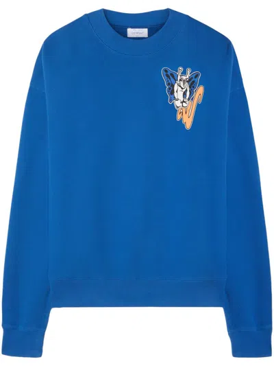 Off-white Gang Sweatshirt In Blue