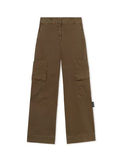 OFF-WHITE GARMENT DYED CARGO TROUSERS
