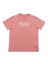 Off-white Garment Dyed Tee S/s Pink - Soft Pink In Pink
