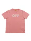 Off-white Garment Dyed Tee S/s Pink - Soft Pink In Pink