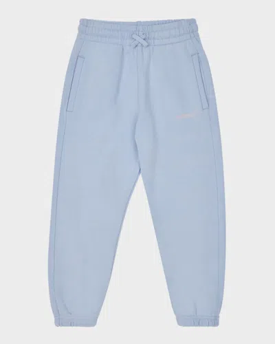 OFF-WHITE GIRL'S BOOKISH LOGO-PRINT SWEATPANTS