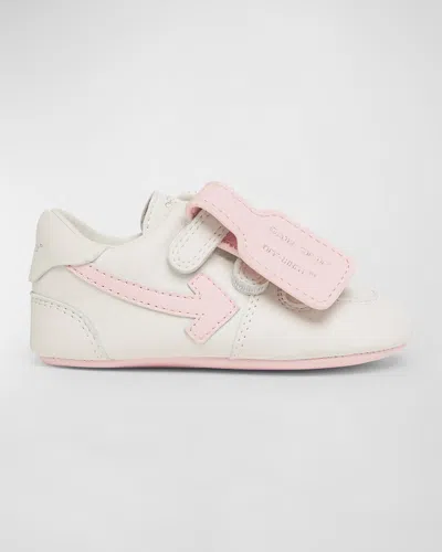 Off-white Kids' Girl's Out Of Office Mini Pre Walkers, Baby In White