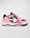 Off-white Out Of Office Sneakers In Black/pink