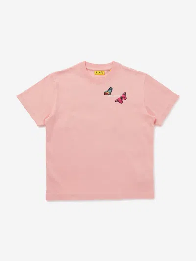 Off-white Babies' Girls Arrow Butterfly T-shirt In Pink