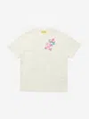 Off-white Girls Arrow Watercolour T-shirt In Yellow