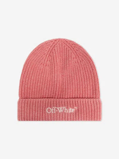 OFF-WHITE OFF-WHITE GIRLS BOOKISH BEANIE HAT