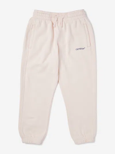 Off-white Babies'  Girls Bookish Joggers In Pink