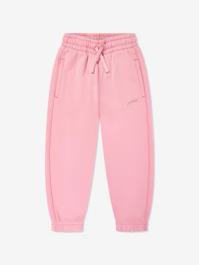 Off-white Babies'  Girls Bookish Joggers In Pink