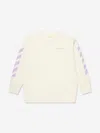 Off-white Arrows-motif Crew Neck Jumper In White