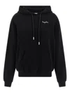 Off-white Hoodie With Graphic Back Design In Black