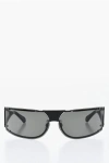 Off-white Glass Rods Kenema Shield Sunglasses In Brown