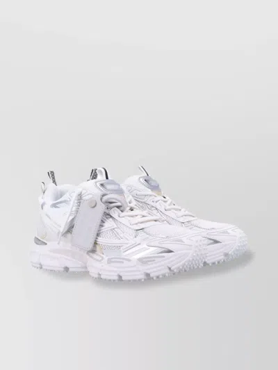 Off-white Beige Be Right Back Layered Chunky Sole Sneakers In White