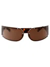 Off-white Gold Acetate  Sunglasses In Brown