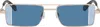 Off-white Gold Cortez Sunglasses In Gold Blue