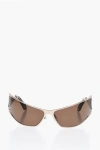 Off-white Golden-effect Frame Kenema Biker Sunglasses