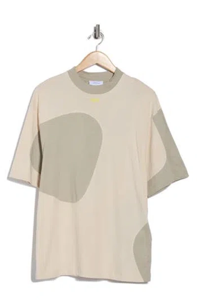 Off-white Golf Logo Cotton Graphic T-shirt In Neutral