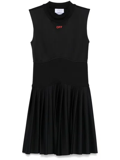 Off-white Golf Mini Dress In Black