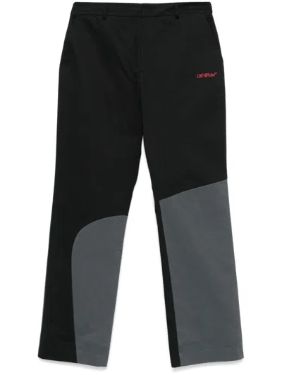 Off-white Golf Trousers In Black