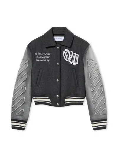 OFF-WHITE GOTHIC CLASS VARSITY JACKET