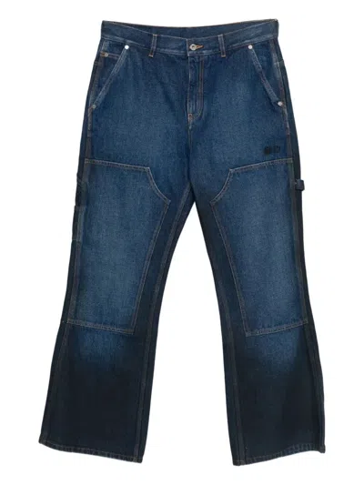 OFF-WHITE `GOTHIC OW` FLARE CARPENTER JEANS