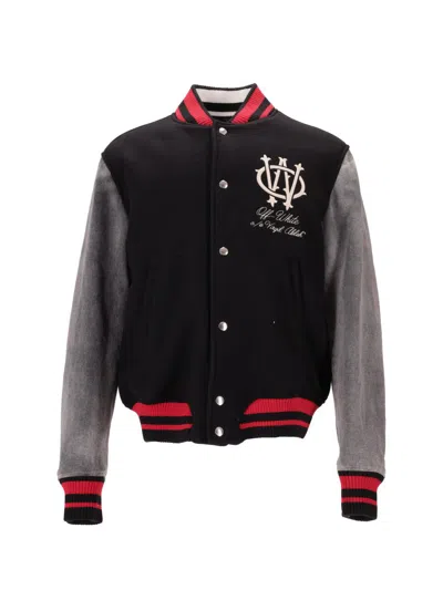 OFF-WHITE OFF-WHITE GOTHIC OW WOOL DEN REG VARSIT BLACK/FROZ