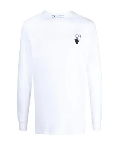 Off-white Gradient Arrows-motif Longsleeved T-shirt In White