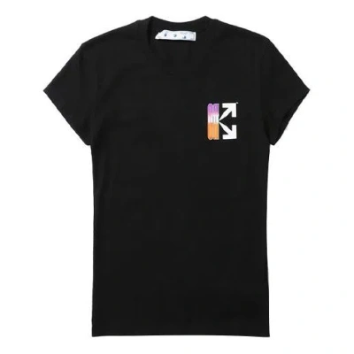 Off-white Gradient Carryover Fitted Tee 'black/multicolor'