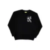 Off-white Graffiti Print Crewneck Sweatshirt Kids In Blue