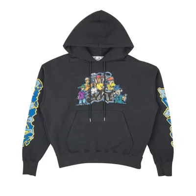 Pre-owned Off-white Graffiti Skate Hoodie 'grey'