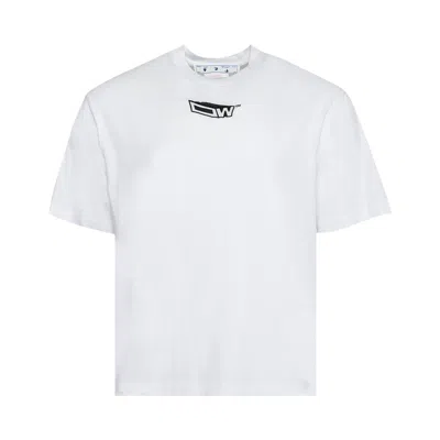 Pre-owned Off-white Graffiti Zine Over Skate Short-sleeve Tee 'white/black'
